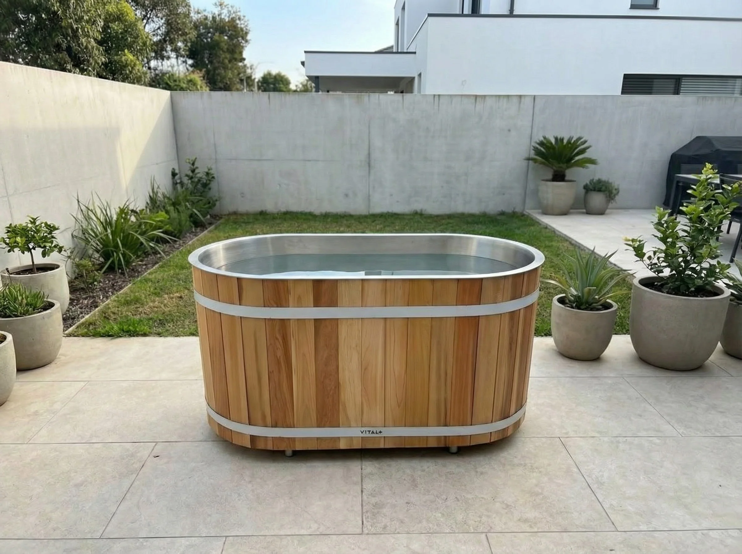 XEN Infrared Sauna + Solo Cedar Tub - Image 3