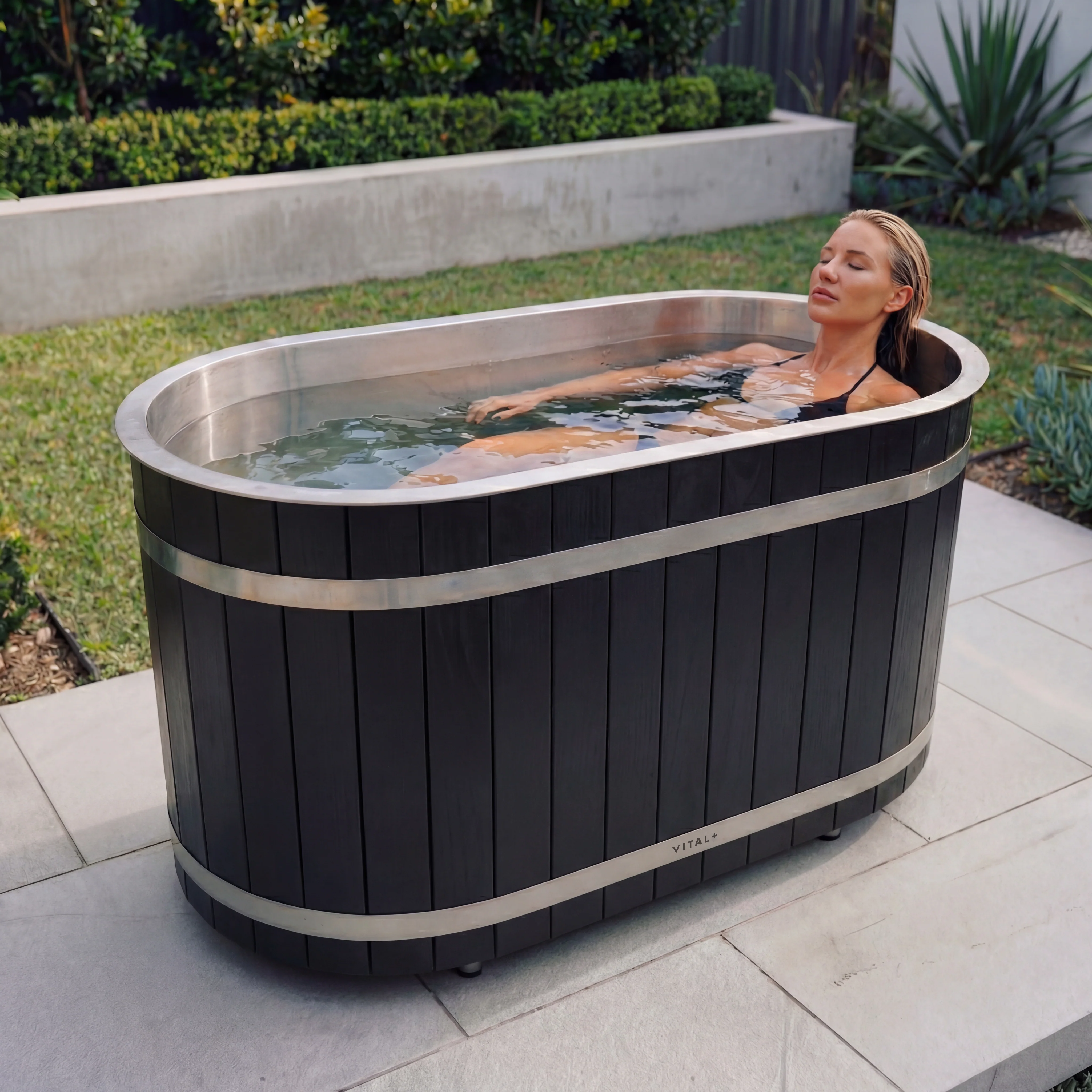XEN Infrared Sauna + Solo Cedar Tub - Image 8