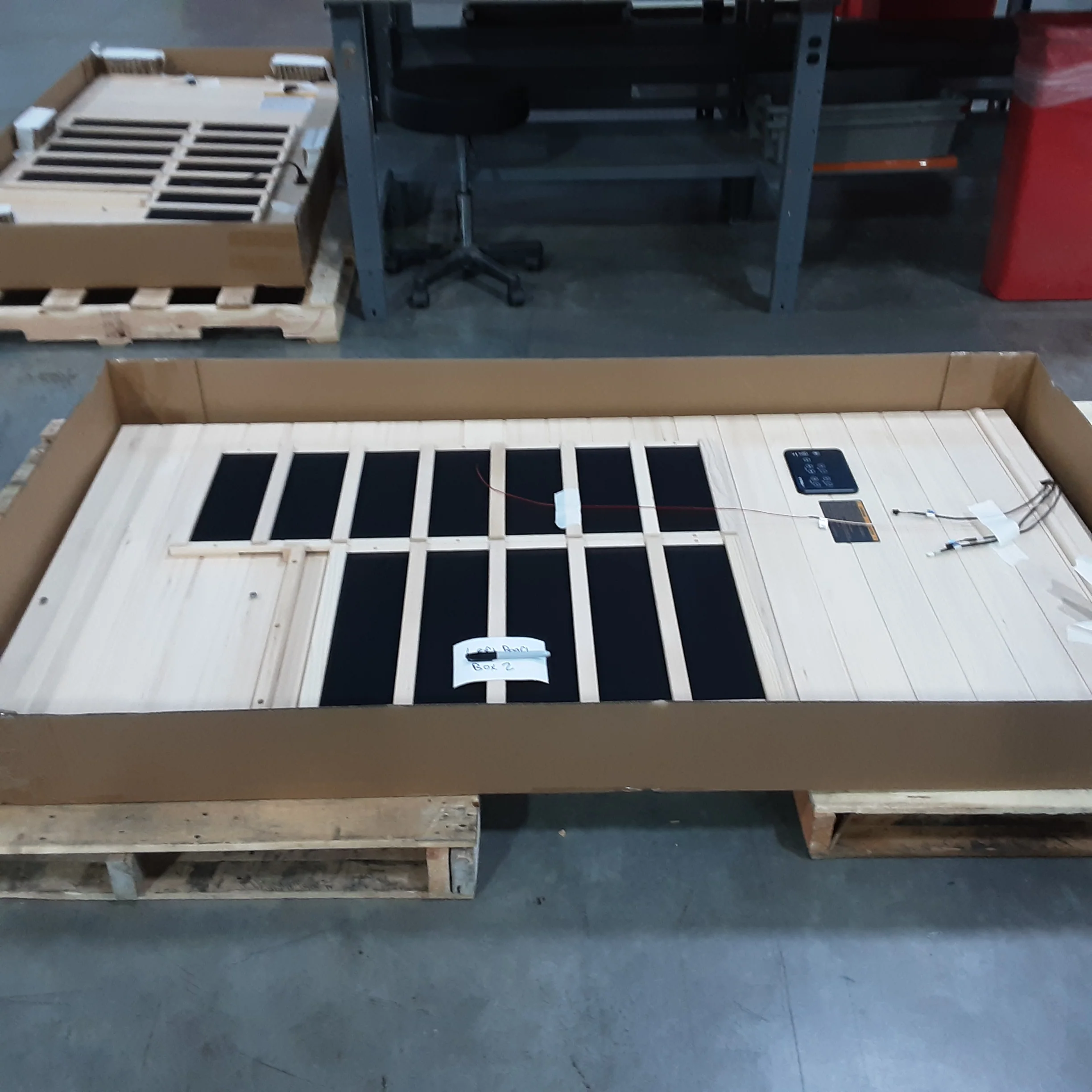 XEN Wooden Infrared Sauna Left Wooden Panel